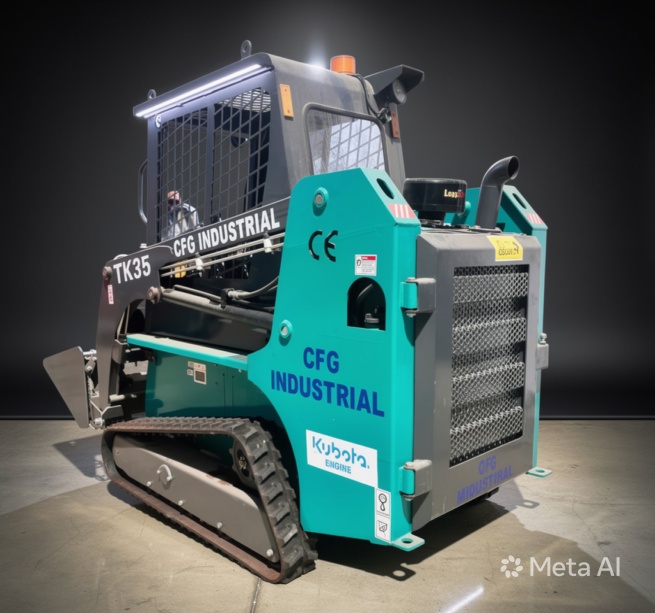 TK35 compact track loader, front view