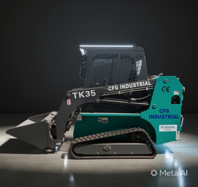 Chargeuse compacte sur chenilles TK35, vue 1